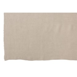 Manta regular algodón/lino gris 200x150 cm