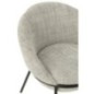 Chaise de salle à manger en fer gris/noir 61x59x76,5cm Chaise de salle à manger en fer gris/noir 61x59x76,5cm