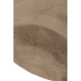 Tapete redondo em poliéster cinza-escuro, 150 x 2 cm