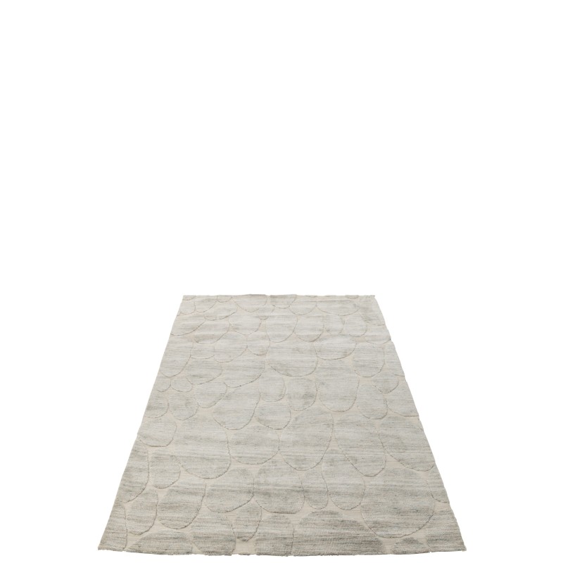 Tapis motif pierre en polyester gris-bleu 300x200x2cm Tapis motif pierre en polyester gris-bleu 300x200x2cm