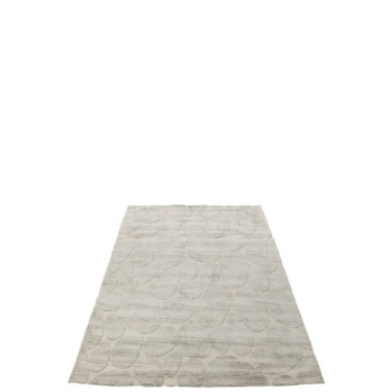 Tapis motif pierre en polyester gris-bleu 300x200x2cm