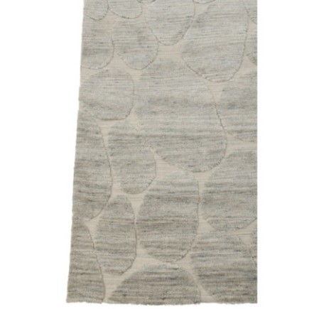 Tapis motif pierre en polyester gris-bleu 300x200x2cm