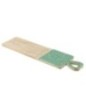 Bandeja de serviço comprida em mosaico de madeira de mangueira verde, 74 x 20 x 2 cm Bandeja de serviço comprida em mosaico de madeira de mangueira verde, 74 x 20 x 2 cm