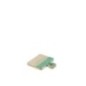 Tábua de servir em madeira de mangueiro verde 20 x 19 x 2 cm Tábua de servir em madeira de mangueiro verde 20 x 19 x 2 cm