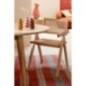 Chaise grid en frêne et rotin naturel 52x59x80cm Chaise grid en frêne et rotin naturel 52x59x80cm