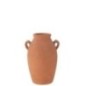 Vaso em forma de ânfora em terracota castanha, 32 x 28 x 47 cm Vaso em forma de ânfora em terracota castanha, 32 x 28 x 47 cm