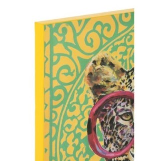 Décoration murale tigre en toile 75x100x3,8cm