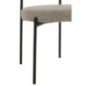 Chaise en bouclé contreplaqué et polyester gris 51x52,5x76,5cm Chaise en bouclé contreplaqué et polyester gris 51x52,5x76,5cm