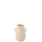 Vaso em forma de ânfora em terracota dourada, 20 x 20 x 30 cm Vaso em forma de ânfora em terracota dourada, 20 x 20 x 30 cm