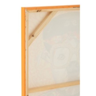 Toile murale chien en toile 100x75x3,8 cm