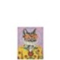 Decoração de parede com gato em estilo pop art, em tela, 40 x 50 x 3,8 cm Decoração de parede com gato em estilo pop art, em tela, 40 x 50 x 3,8 cm