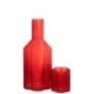 Jarro Fiore em vidro vermelho, 11 x 27 x 11 cm Jarro Fiore em vidro vermelho, 11 x 27 x 11 cm