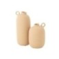 Vaso Cassia em barro bege, 16,5 x 16,5 x 38 cm Vaso Cassia em barro bege, 16,5 x 16,5 x 38 cm
