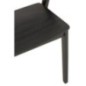 Chaise en chêne et contreplaqué noire 56,7x51,8x75,7 cm Chaise en chêne et contreplaqué noire 56,7x51,8x75,7 cm