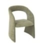 Fauteuil en textile vert 66x86x65 cm Fauteuil en textile vert 66x86x65 cm
