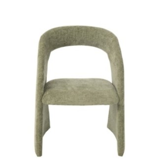 Fauteuil en textile vert 66x86x65 cm