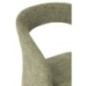 Fauteuil en textile vert 66x86x65 cm Fauteuil en textile vert 66x86x65 cm
