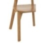 Cadeira Peanut em teca natural 48 x 40 x 80 cm Cadeira Peanut em teca natural 48 x 40 x 80 cm