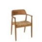Cadeira Hiro em teca natural 50 x 59 x 77 cm Cadeira Hiro em teca natural 50 x 59 x 77 cm