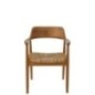 Sedia Hiro in teak naturale 50x59x77 cm Sedia Hiro in teak naturale 50x59x77 cm