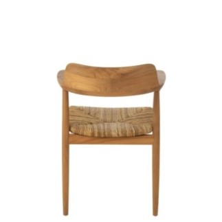 Sedia Hiro in teak naturale 50x59x77 cm