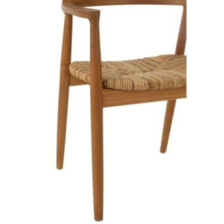 Cadeira Hiro em teca natural 50 x 59 x 77 cm