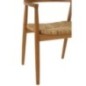 Sedia Hiro in teak naturale 50x59x77 cm Sedia Hiro in teak naturale 50x59x77 cm