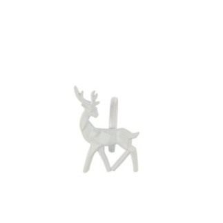 Juego de 4 servilleteros de hojalata de 5 x 16,5 x 5 cm