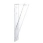 Jarrón de acrílico transparente, 5 x 5 x 40 cm Jarrón de acrílico transparente, 5 x 5 x 40 cm