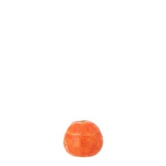 Boîte en dolomite orange 10x9,5x7 cm