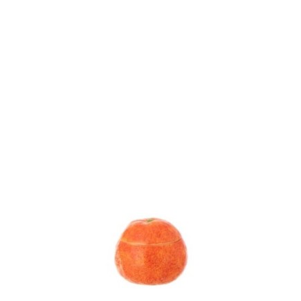Caja de dolomita naranja, 10 x 9,5 x 7 cm