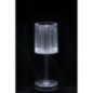 Lampe de table en polystyrène transparent 24,5x8,5 cm Lampe de table en polystyrène transparent 24,5x8,5 cm