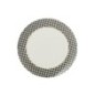 Plato de porcelana blanca y negra, 27 x 27 x 2,5 cm Plato de porcelana blanca y negra, 27 x 27 x 2,5 cm