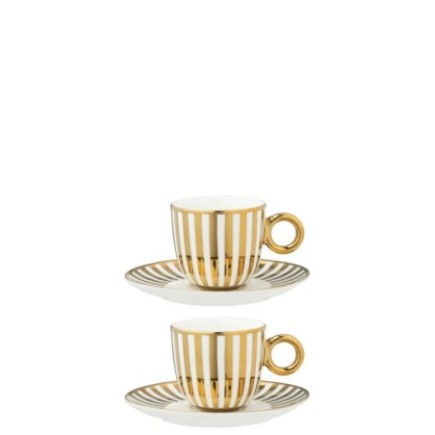 Chávenas de café em porcelana branca 11,8 x 7,5 x 11,8 cm
