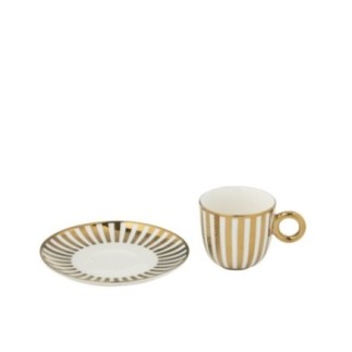 Chávenas de café em porcelana branca 11,8 x 7,5 x 11,8 cm