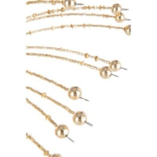 Ramo decorativo em ferro dourado 3x60x3 cm