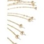 Ramo decorativo em ferro dourado 3x60x3 cm