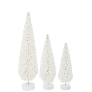 Albero di Natale in eucalipto e latta 54x14x14 cm