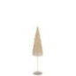 Sapin en métal et papier doré 13x13x58 cm Sapin en métal et papier doré 13x13x58 cm