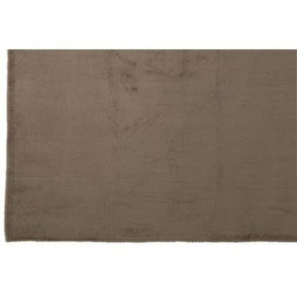 Coperta in poliestere grigio scuro 170x130 cm