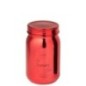 Vaso de vidro vermelho para vela perfumada, 8 x 13 cm Vaso de vidro vermelho para vela perfumada, 8 x 13 cm