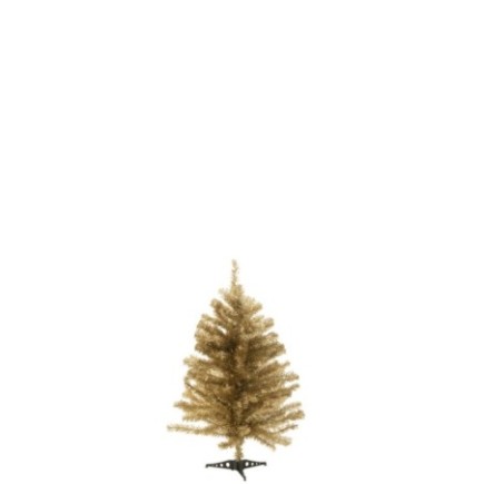 Sapin en PVC doré 71x71x90 cm