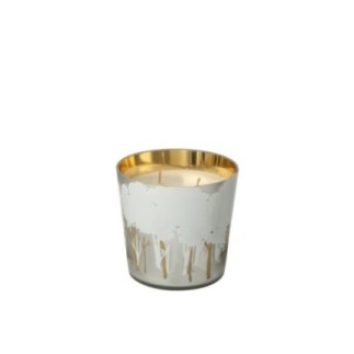 Vela perfumada Noa Forest em cera branca, 13 x 13 x 13 cm
