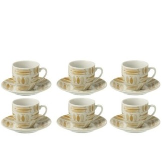 Tazze da caffè in ceramica marrone 5,1 x 3 x 5,5 cm
