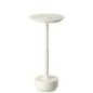 Lampe de table en plastique blanc 12,8x12,8x27,8 cm Lampe de table en plastique blanc 12,8x12,8x27,8 cm