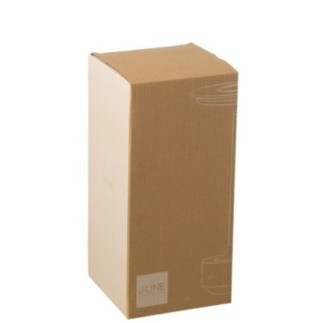 Lampe de table en plastique blanc 12,8x12,8x27,8 cm
