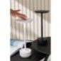 Lampe de table en plastique blanc 12,8x12,8x27,8 cm Lampe de table en plastique blanc 12,8x12,8x27,8 cm