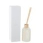 Diffusore con bastoncini in vetro bianco 9,5 x 9,5 x 35,5 cm Diffusore con bastoncini in vetro bianco 9,5 x 9,5 x 35,5 cm