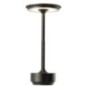 Lámpara de mesa de plástico negro, 12,8 x 27,8 cm Lámpara de mesa de plástico negro, 12,8 x 27,8 cm
