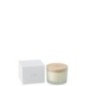 Bougie en cires de soja blanc 11,5x10x11,5 cm Bougie en cires de soja blanc 11,5x10x11,5 cm